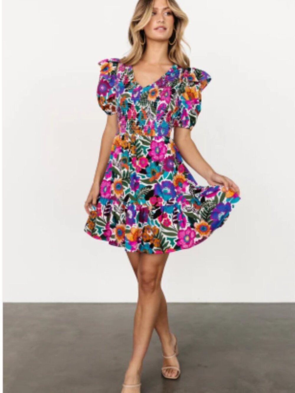 Women's colorful summer dress